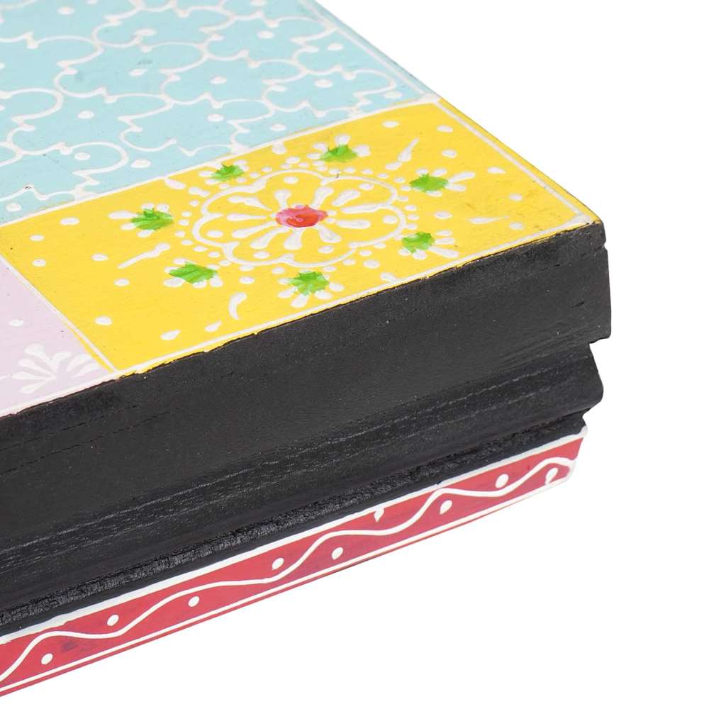 Wandregale 2 pcs Mehrfarbig 60 x 20 x 6 cm Massivholz Mango