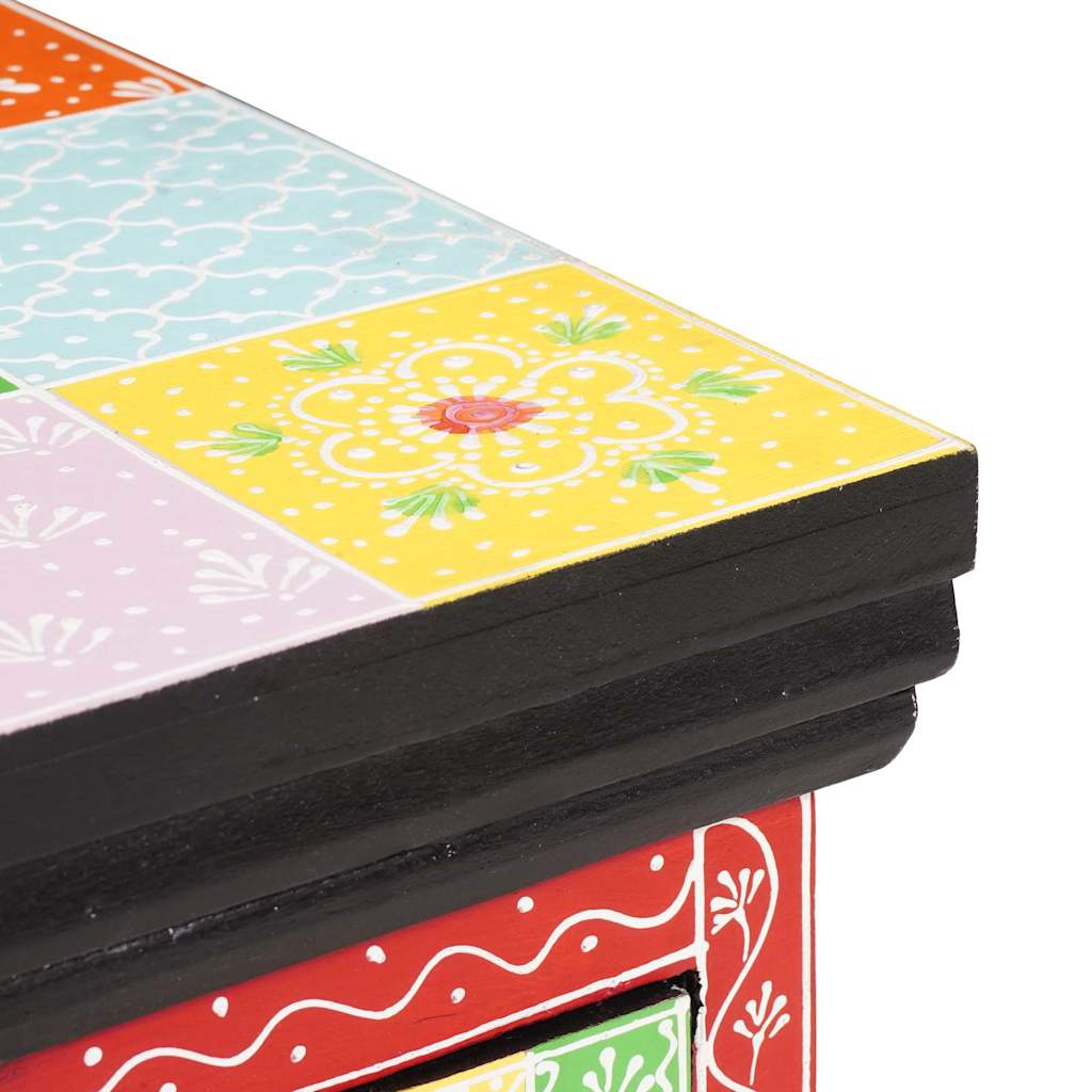 TV-Schrank Mehrfarbig 60 x 30 x 24 cm Massivholz Mango