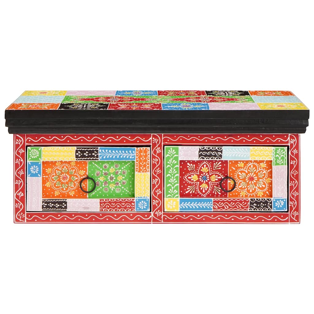 TV-Schrank Mehrfarbig 60 x 30 x 24 cm Massivholz Mango