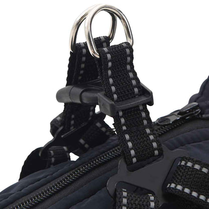 Hundemantel Geschirr Wasserdicht Reflektierend Marineblau L32