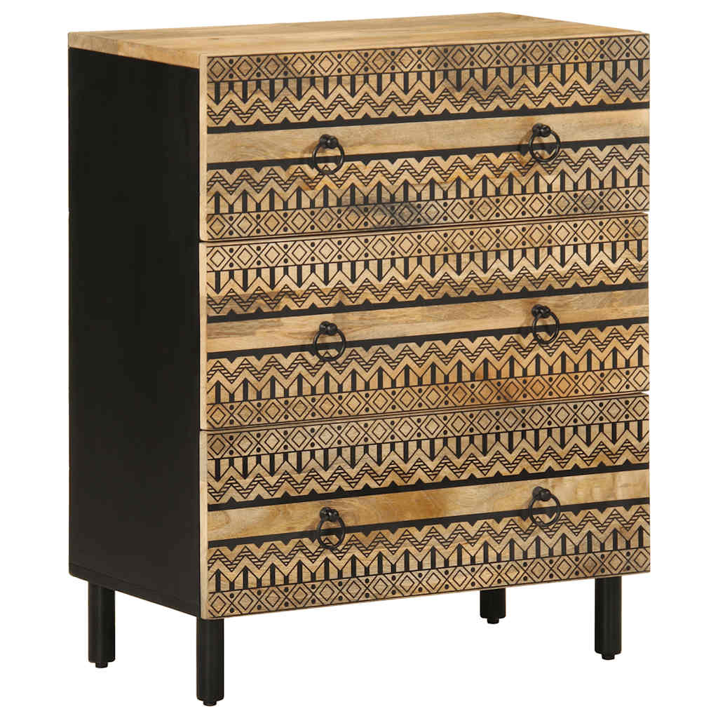 Sideboards 2 Stk. Massivholz Mango