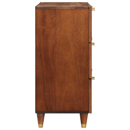 Sideboard-Set 2 pcs Braun 60 x 33.5 x 75 cm Massivholz Mango