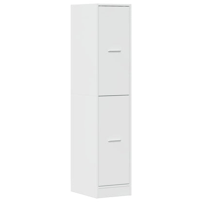 Apothekerschrank Hochglanz-Weiß 30x41x144,5 cm Holzwerkstoff