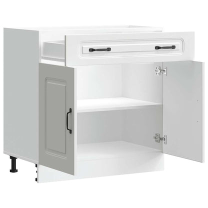 Küchenunterschrank Kalmar Weiß Holzwerkstoff