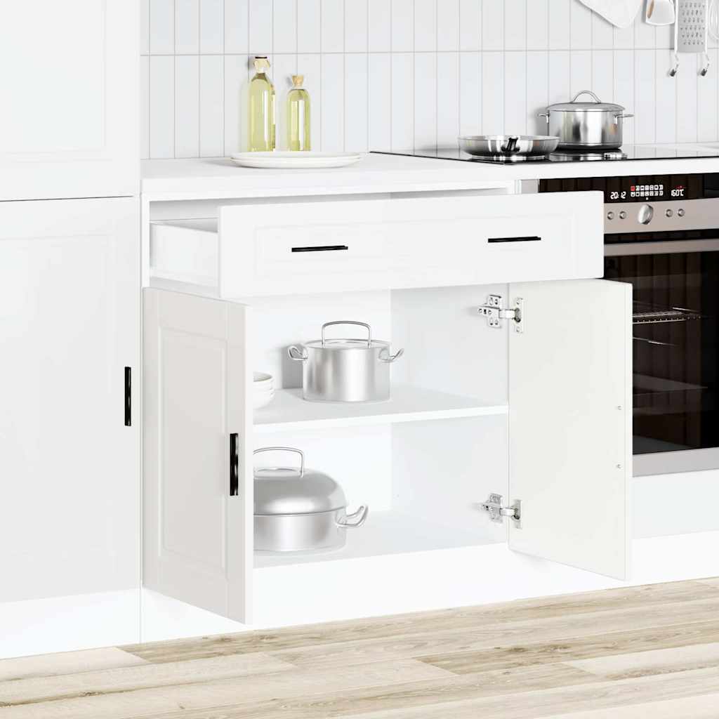 Küchenunterschrank Porto Weiß Holzwerkstoff