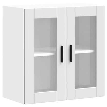Küchen-Hängeschrank mit Glastür Porto Weiß