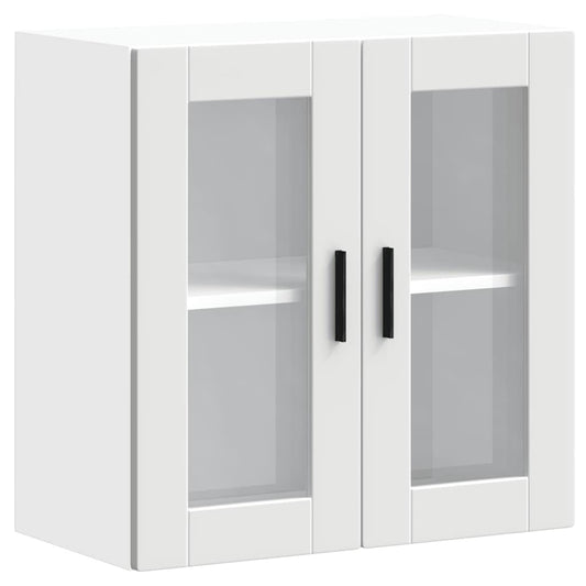 Küchen-Hängeschrank mit Glastür Porto Weiß