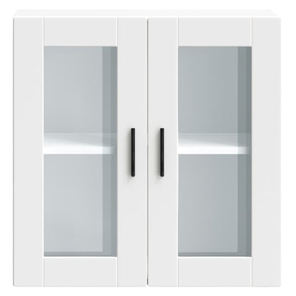 Küchen-Hängeschrank mit Glastür Porto Weiß