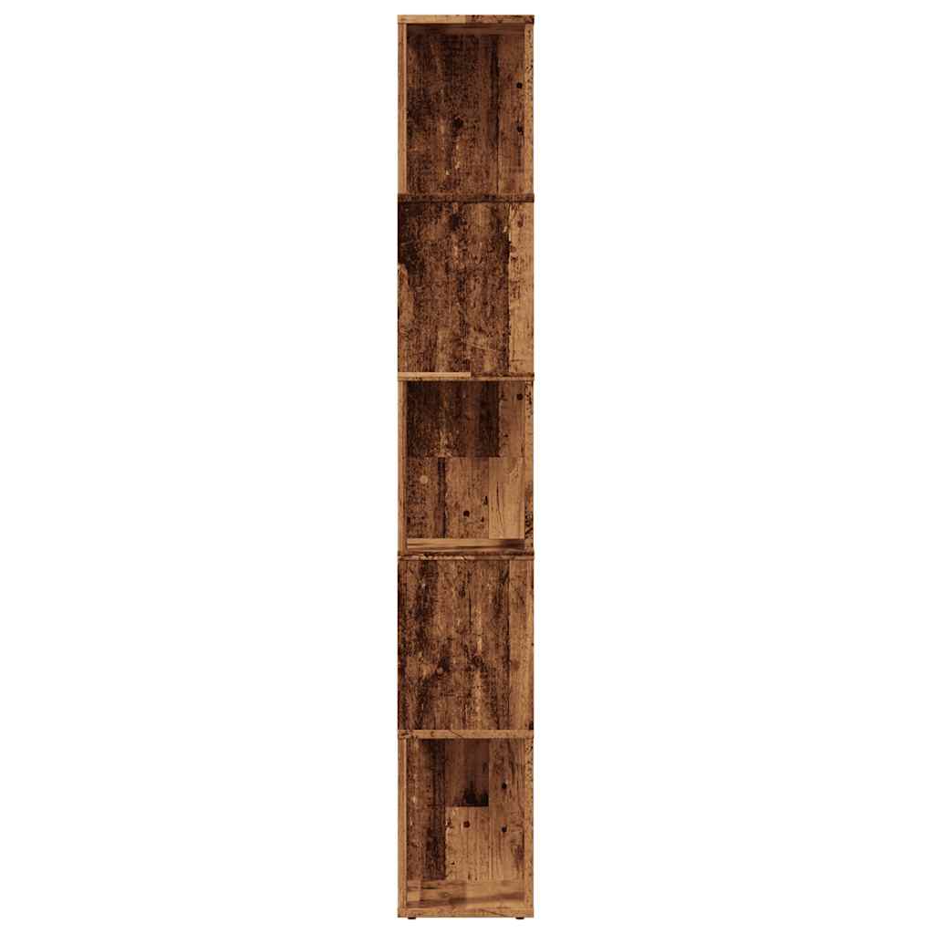 Bücherschrank Altholz-Optik 45x24x159 cm Holzwerkstoff