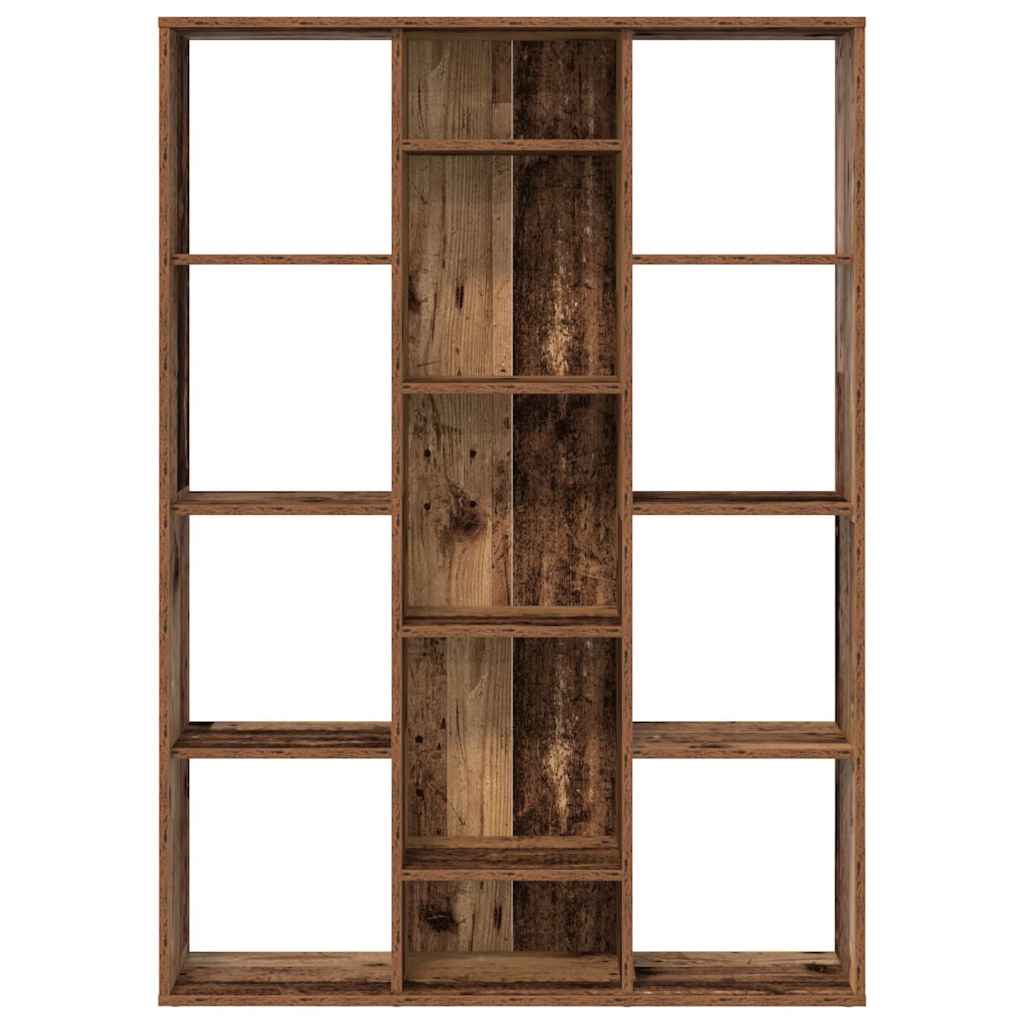 Raumteiler/Bücherregal Altholz-Optik 100x24x140cm Holzwerkstoff