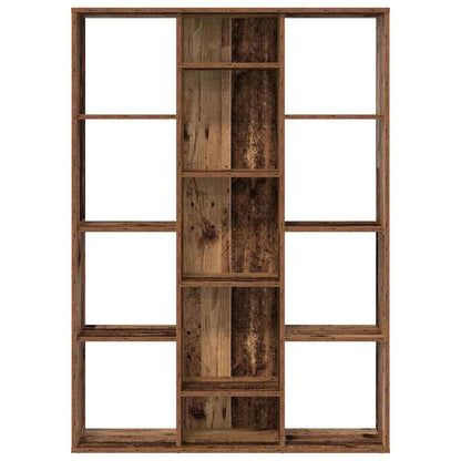 Raumteiler/Bücherregal Altholz-Optik 100x24x140cm Holzwerkstoff