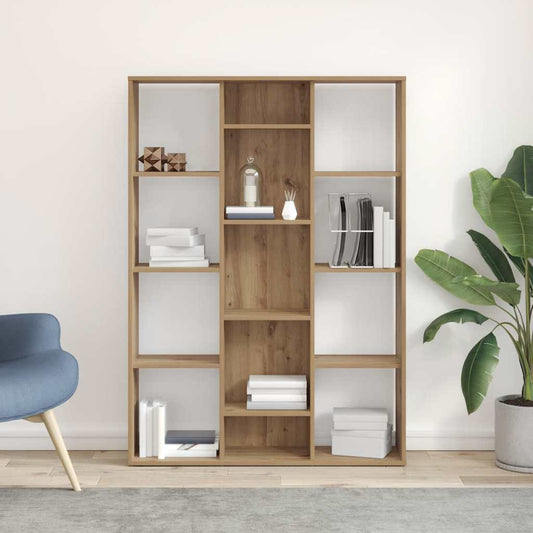Raumteiler/Bücherregal Artisan-Eiche 100x24x140cm Holzwerkstoff