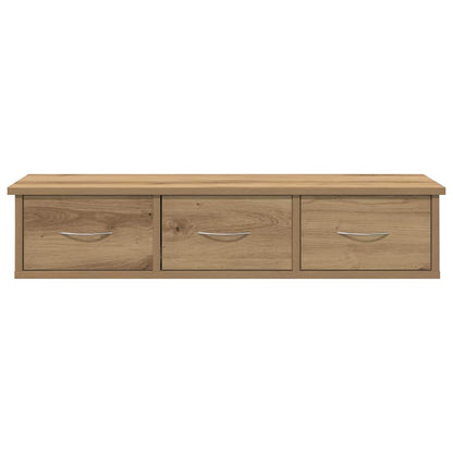 Wandschrank Artisan-Eiche 88x26x18,5 cm Holzwerkstoff