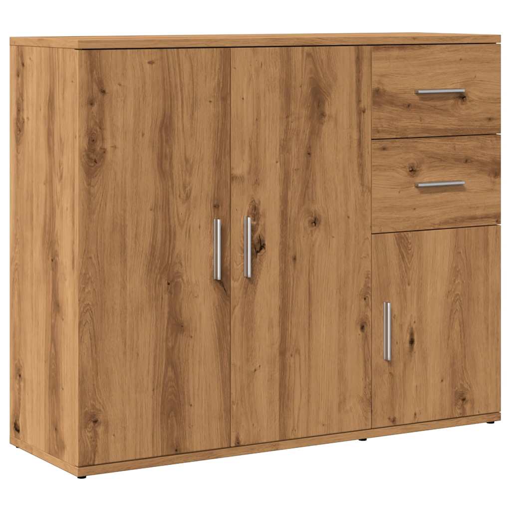 Sideboard Artisan-Eiche 91 x 29,5 x 75 cm Holzwerkstoff