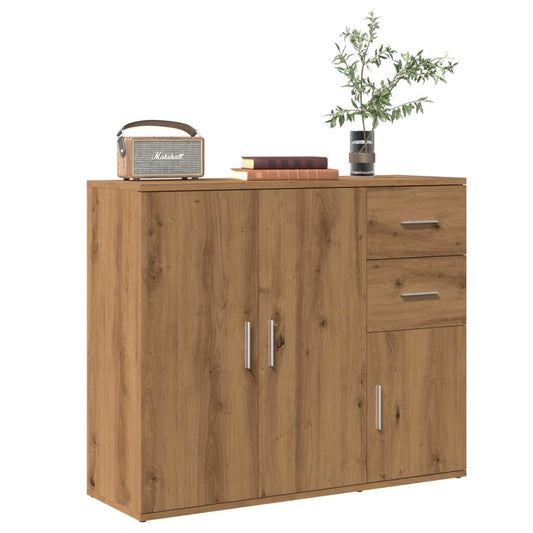 Sideboard Artisan-Eiche 91 x 29,5 x 75 cm Holzwerkstoff