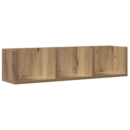 CD-Wandregal Artisan-Eiche 75x18x18 cm Holzwerkstoff
