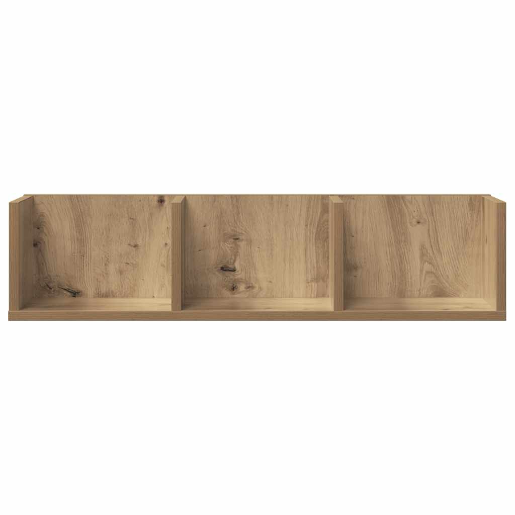 CD-Wandregal Artisan-Eiche 75x18x18 cm Holzwerkstoff