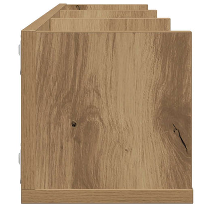 CD-Wandregal Artisan-Eiche 75x18x18 cm Holzwerkstoff