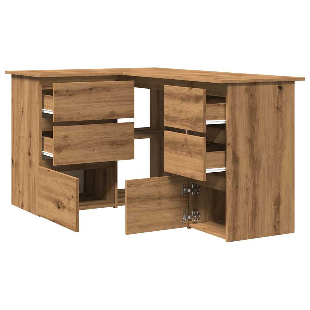 Eckschreibtisch Artisan-Eiche 145x100x76 cm Holzwerkstoff