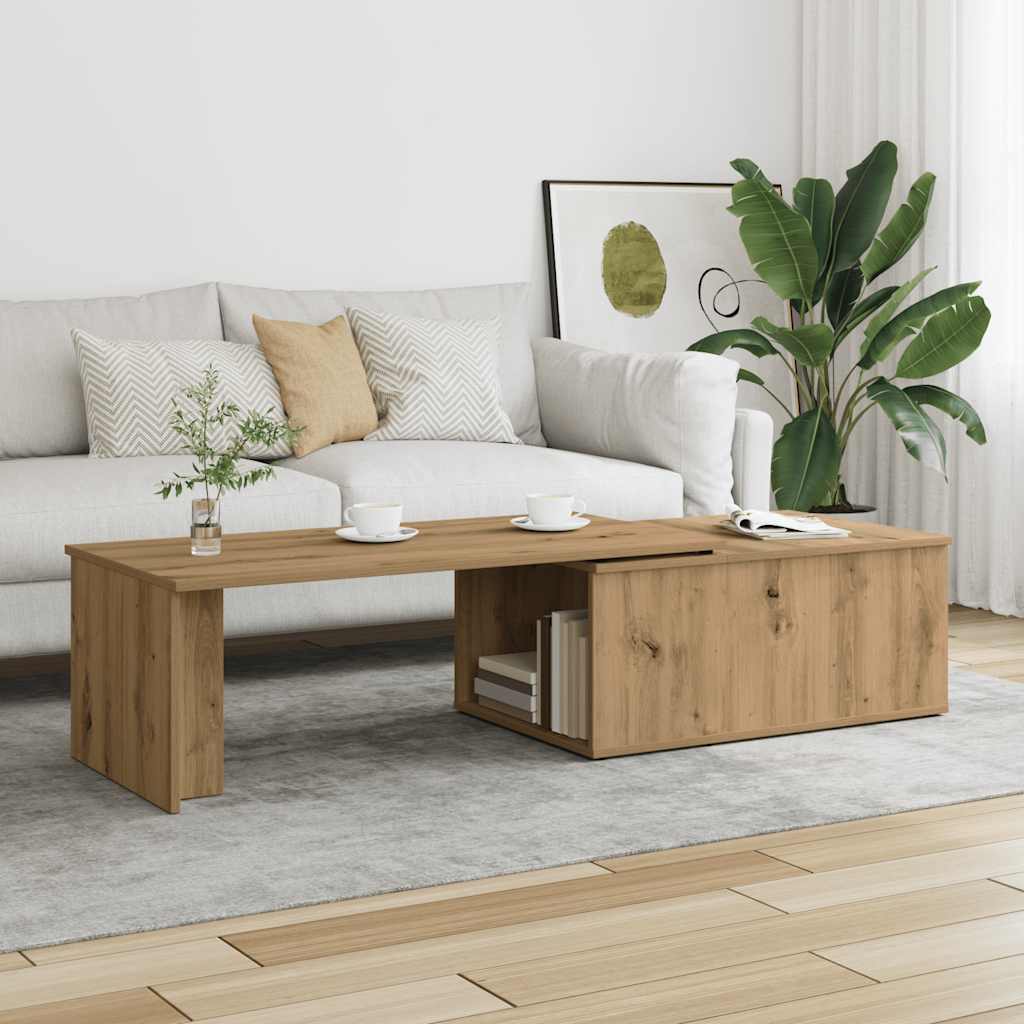 Couchtisch Artisan-Eiche 150x50x35 cm Holzwerkstoff