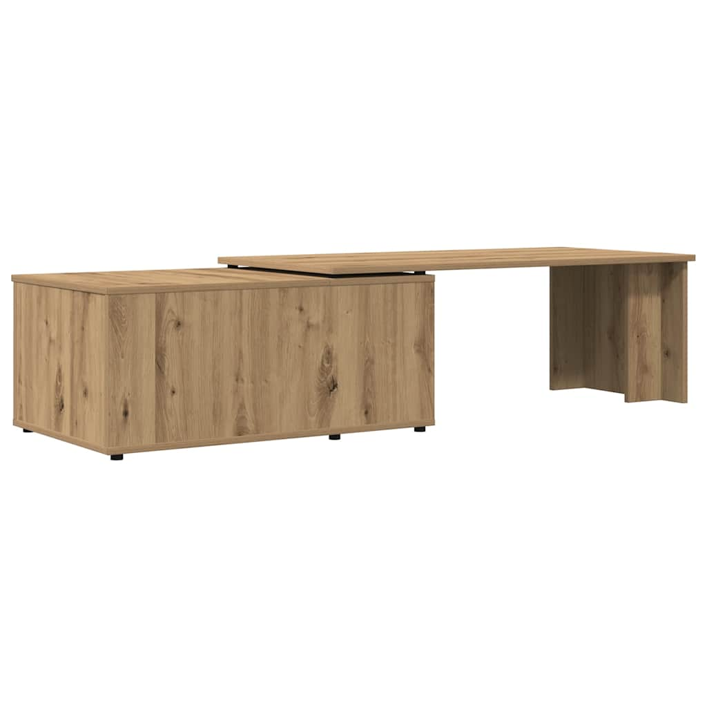 Couchtisch Artisan-Eiche 150x50x35 cm Holzwerkstoff