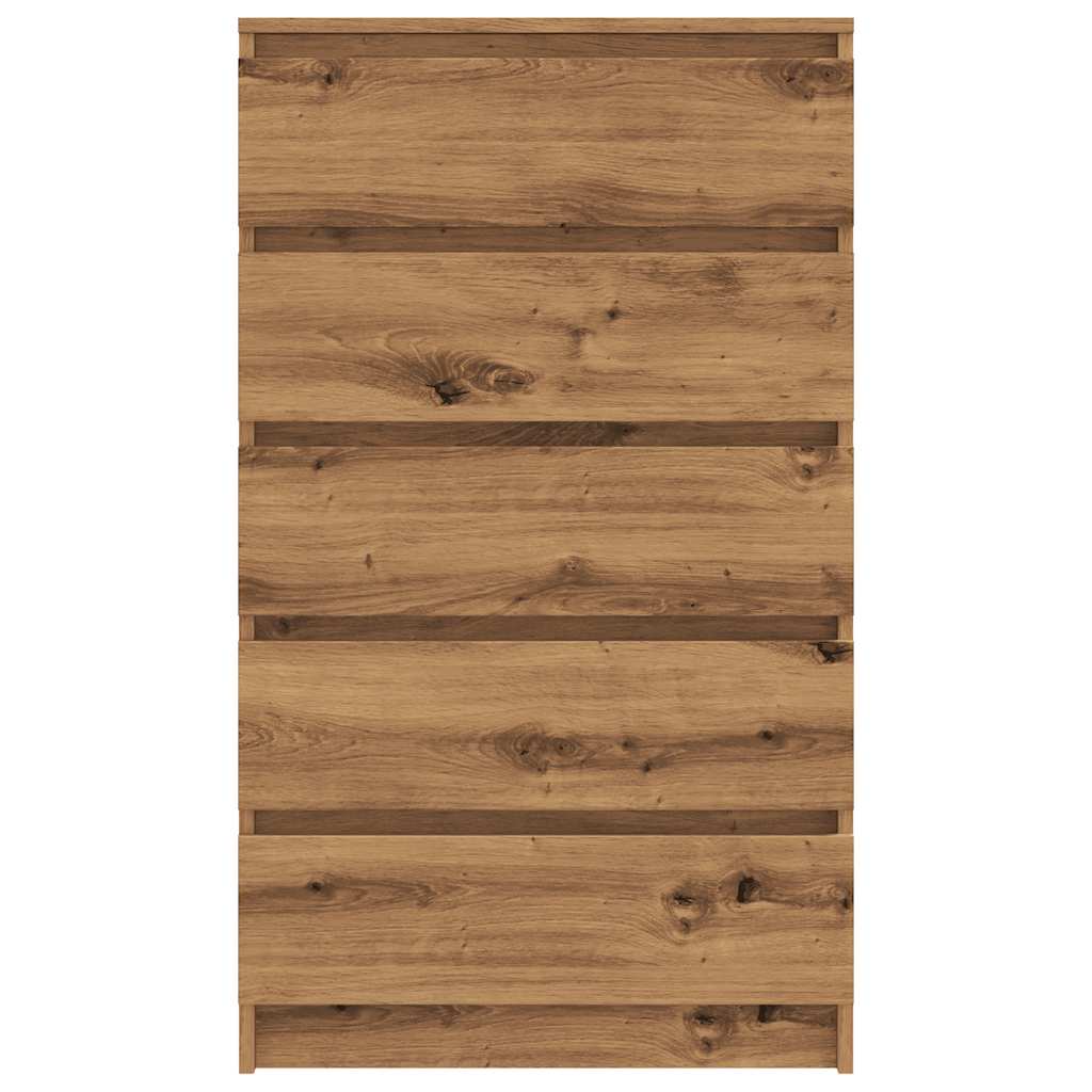 Schubladenschrank Artisan-Eiche 60x36x103 cm Holzwerkstoff