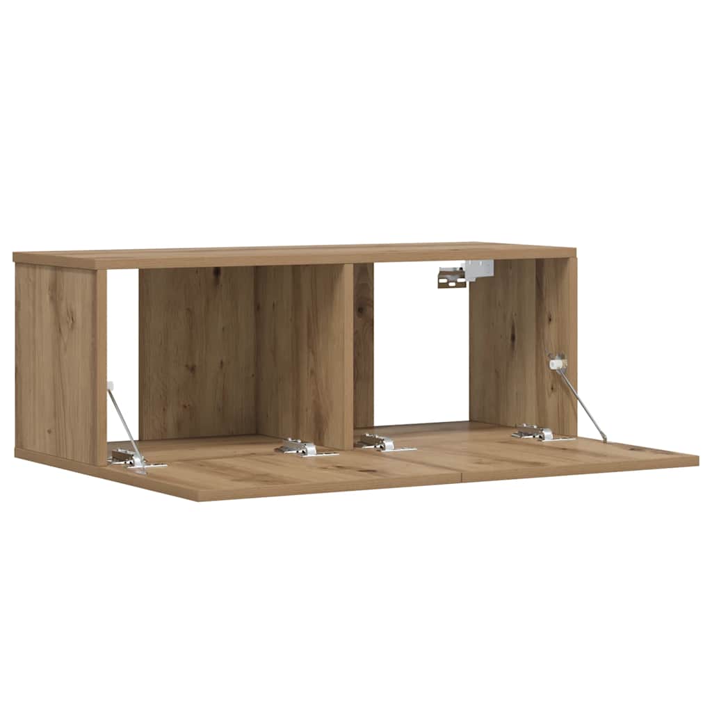 TV-Wandschrank Artisan-Eiche 80x30x30 cm Holzwerkstoff