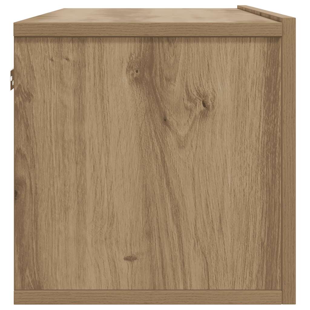 TV-Wandschrank Artisan-Eiche 80x30x30 cm Holzwerkstoff