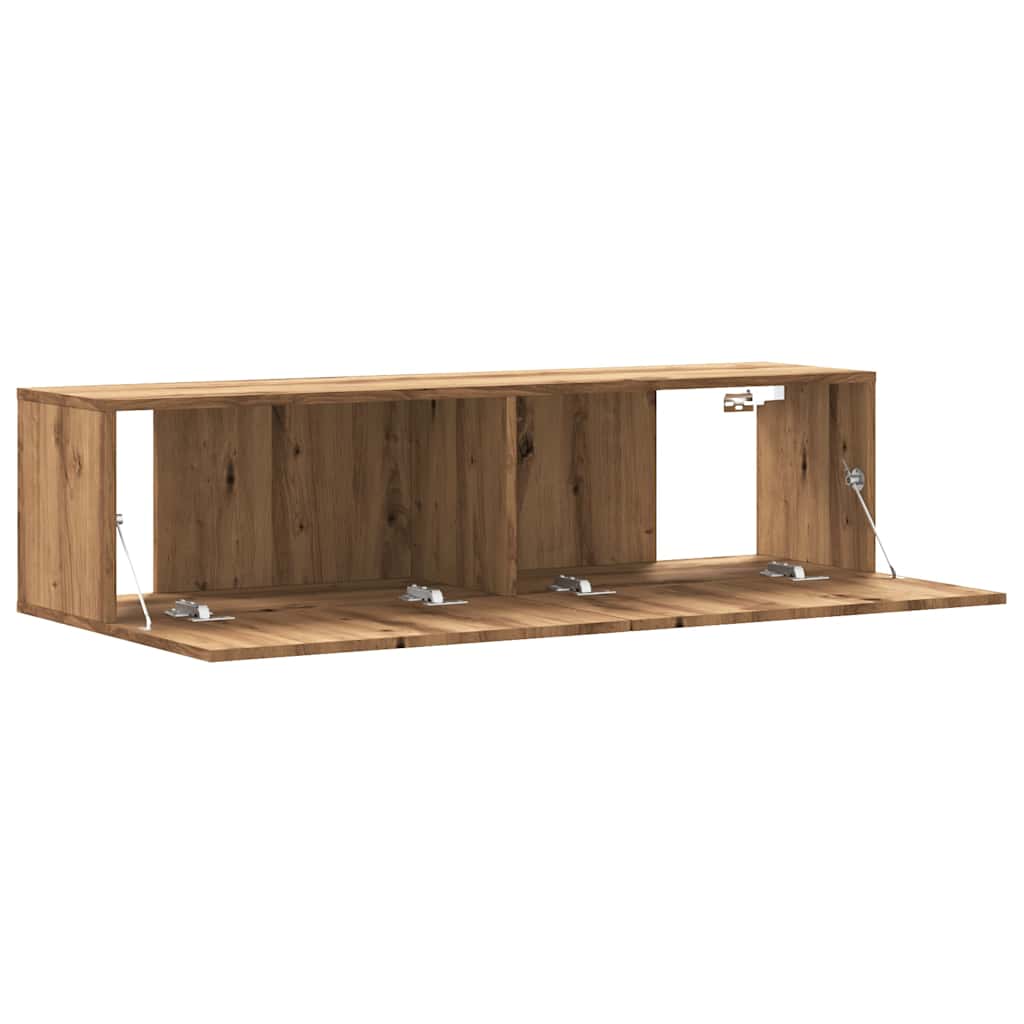 TV-Wandschrank Artisan-Eiche 120x30x30 cm Holzwerkstoff