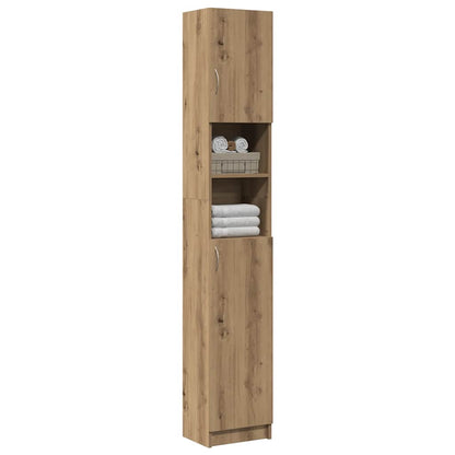 Badezimmerschrank Artisan Oak 32x25,5x190 cm Holzwerkstoff
