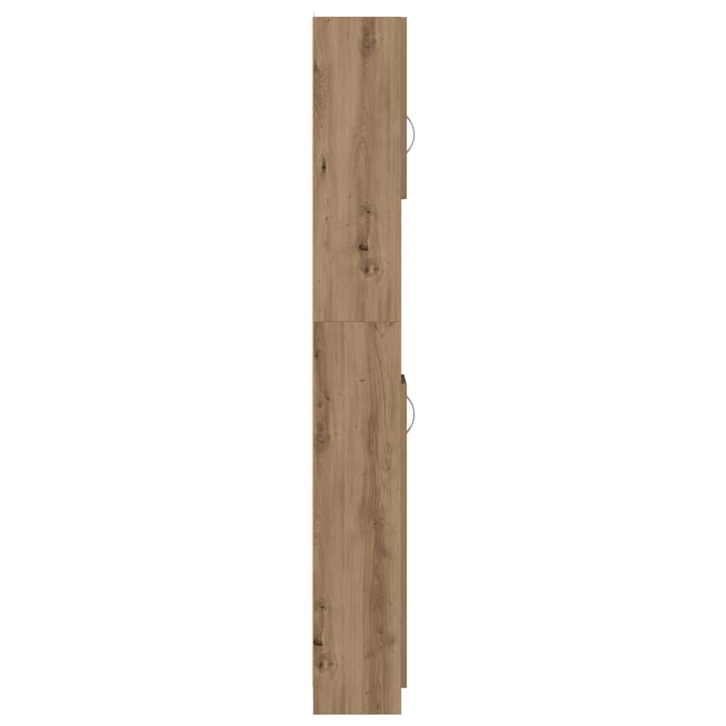 Badezimmerschrank Artisan Oak 32x25,5x190 cm Holzwerkstoff