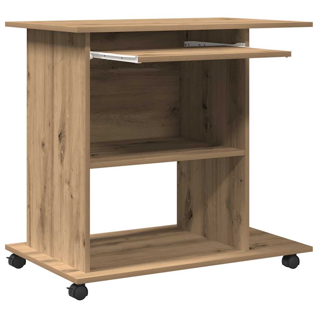 Schreibtisch Artisan-Eiche 80x50x75 cm Holzwerkstoff