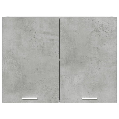 Hängeschrank Lyon Betongrau 80x31x60 cm Holzwerkstoff
