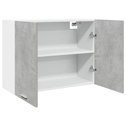 Hängeschrank Lyon Betongrau 80x31x60 cm Holzwerkstoff
