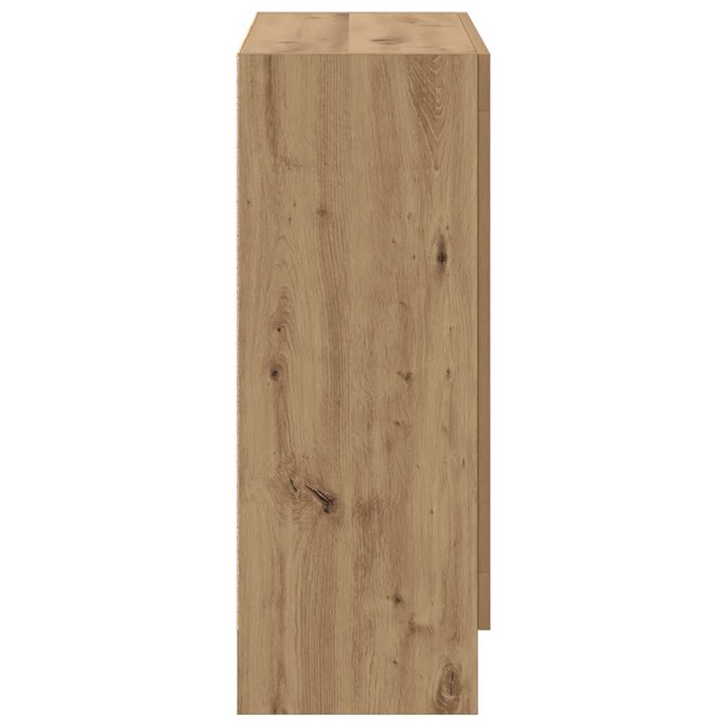 Bücherschrank Artisan-Eiche 82,5x30,5x80 cm Holzwerkstoff