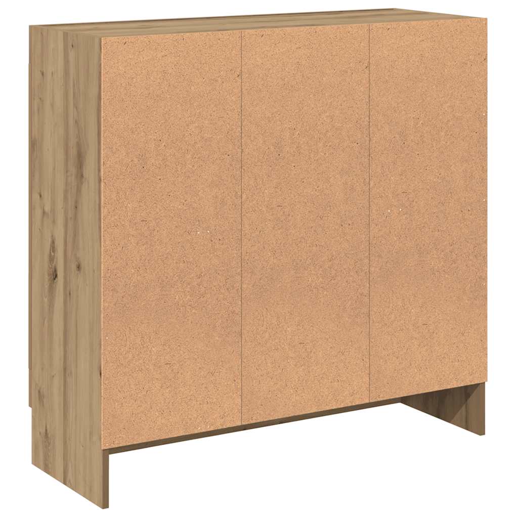Bücherschrank Artisan-Eiche 82,5x30,5x80 cm Holzwerkstoff