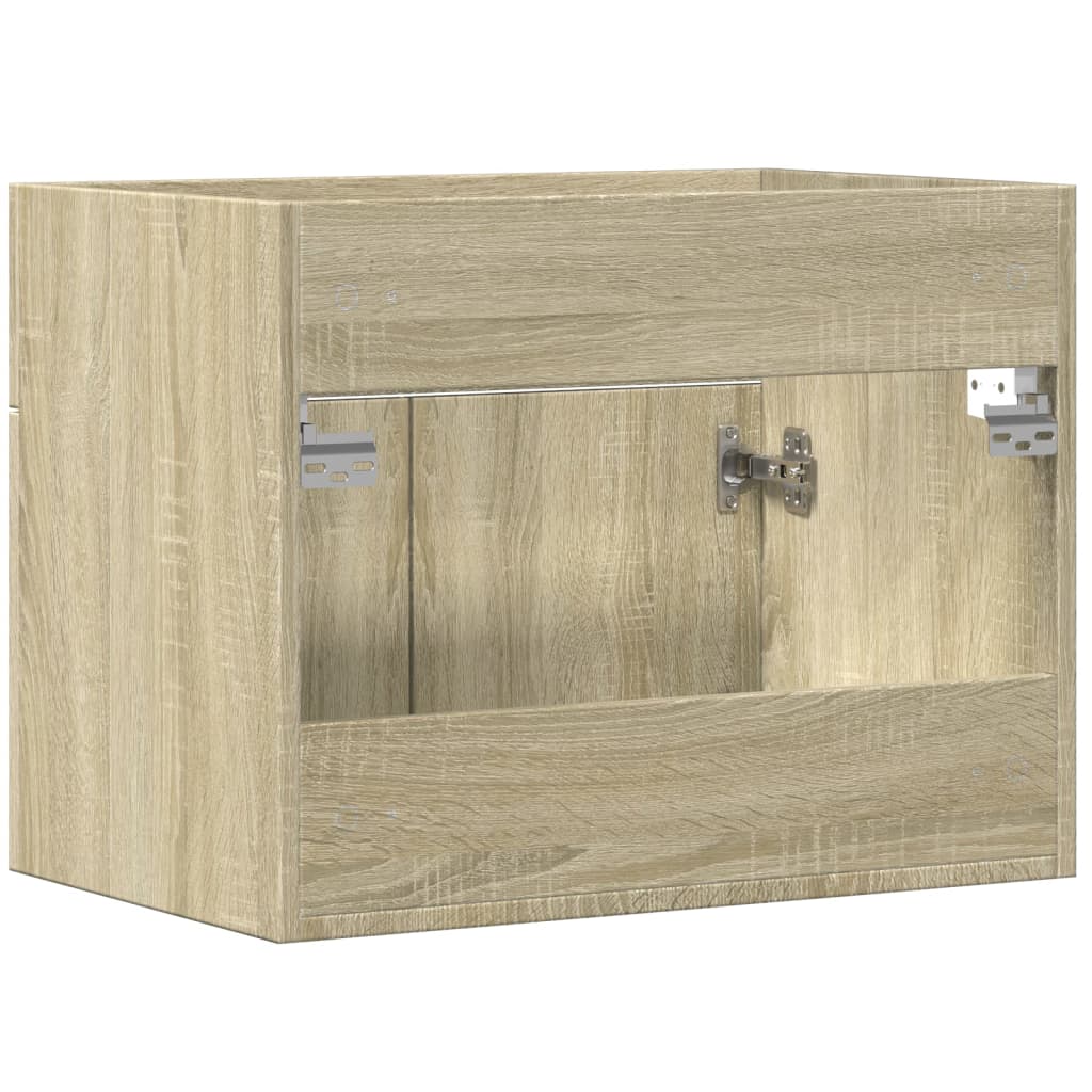 Waschbeckenunterschrank Sonoma-Eiche 60x38,5x46cm Holzwerkstoff