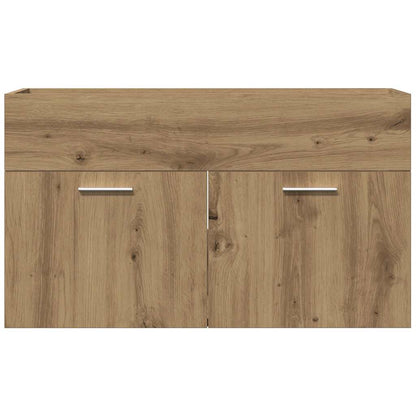 Waschbeckenunterschrank Artisan-Eiche 80x38,5x46 Holzwerkstoff