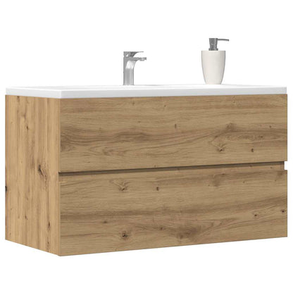 Bad-Hängeschrank Artisan-Eiche 80x38,5x45 cm Holzwerkstoff