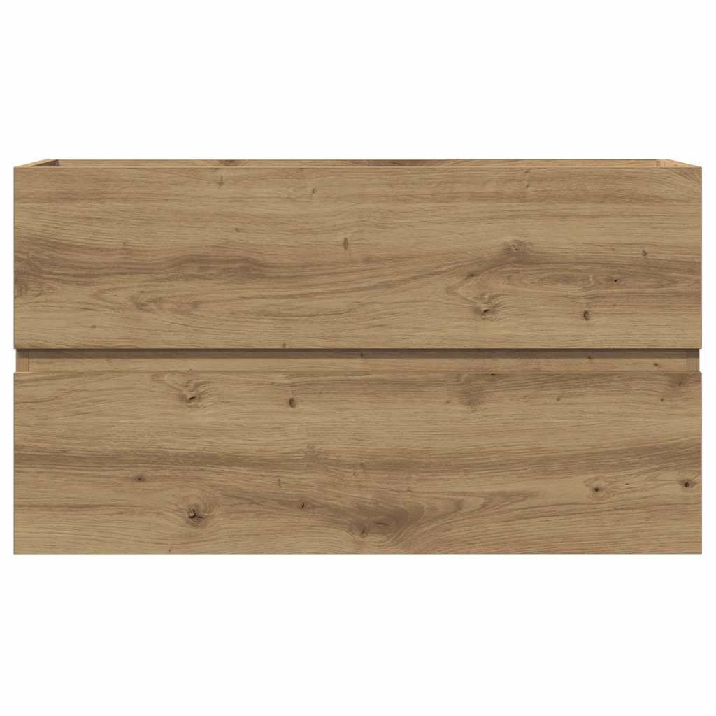 Bad-Hängeschrank Artisan-Eiche 80x38,5x45 cm Holzwerkstoff