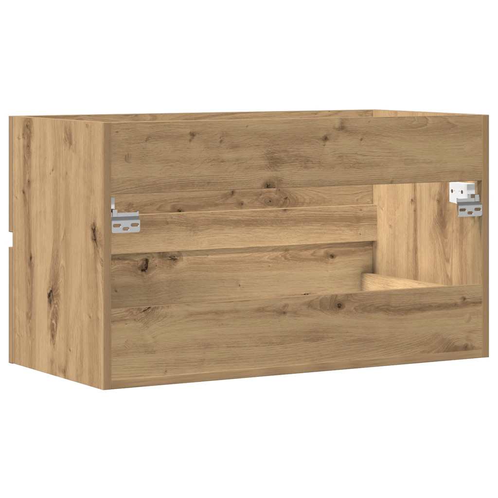 Bad-Hängeschrank Artisan-Eiche 80x38,5x45 cm Holzwerkstoff