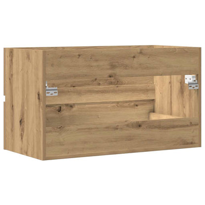 Bad-Hängeschrank Artisan-Eiche 80x38,5x45 cm Holzwerkstoff