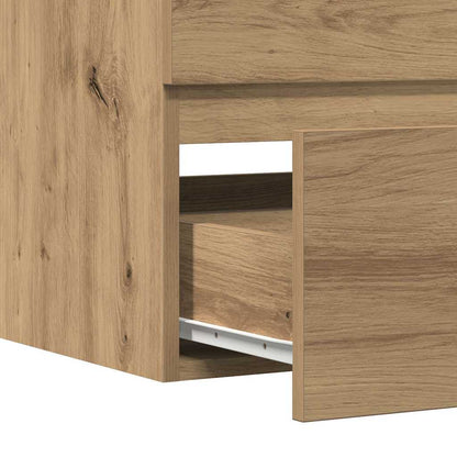 Bad-Hängeschrank Artisan-Eiche 80x38,5x45 cm Holzwerkstoff
