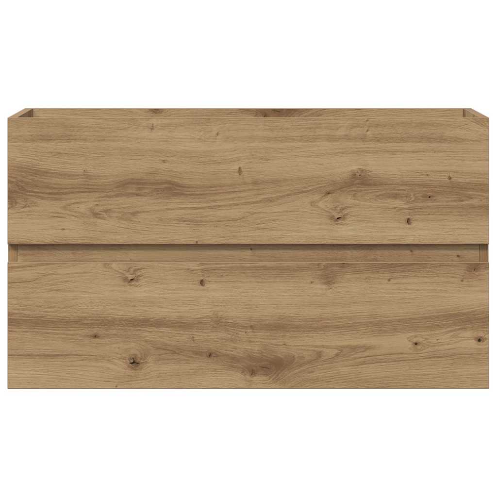 Waschbeckenunterschrank Artisan-Eiche 90x38,5x45 Holzwerkstoff
