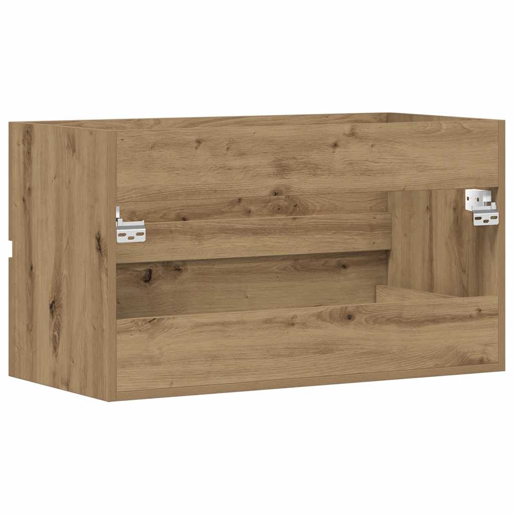 Waschbeckenunterschrank Artisan-Eiche 90x38,5x45 Holzwerkstoff