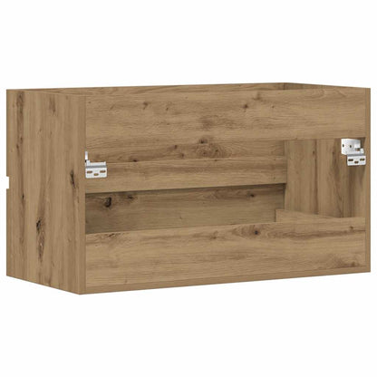 Waschbeckenunterschrank Artisan-Eiche 90x38,5x45 Holzwerkstoff