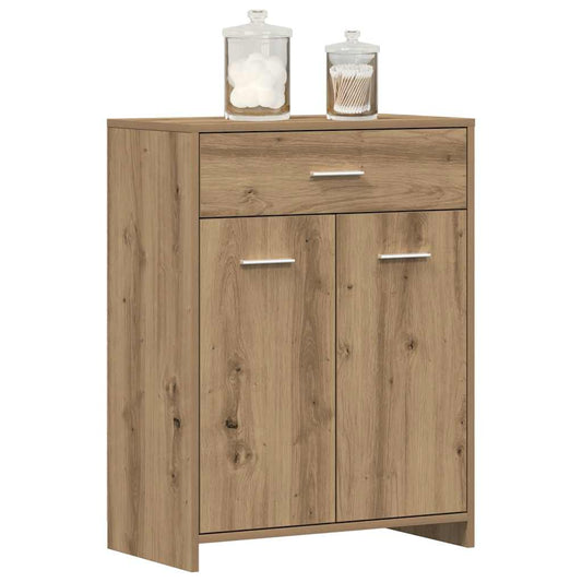 Badschrank Artisan-Eiche 60x33x80 cm Holzwerkstoff
