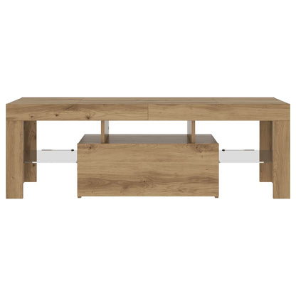 TV-Schrank mit LED Artisan-Eiche 120x36,5x40 cm Holzwerkstoff