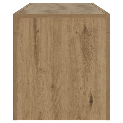 TV-Schrank mit LED Artisan-Eiche 120x36,5x40 cm Holzwerkstoff