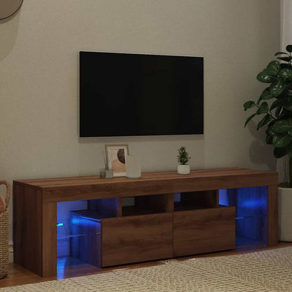TV-Schrank mit LED Artisan-Eiche 140x36,5x40 cm Holzwerkstoff